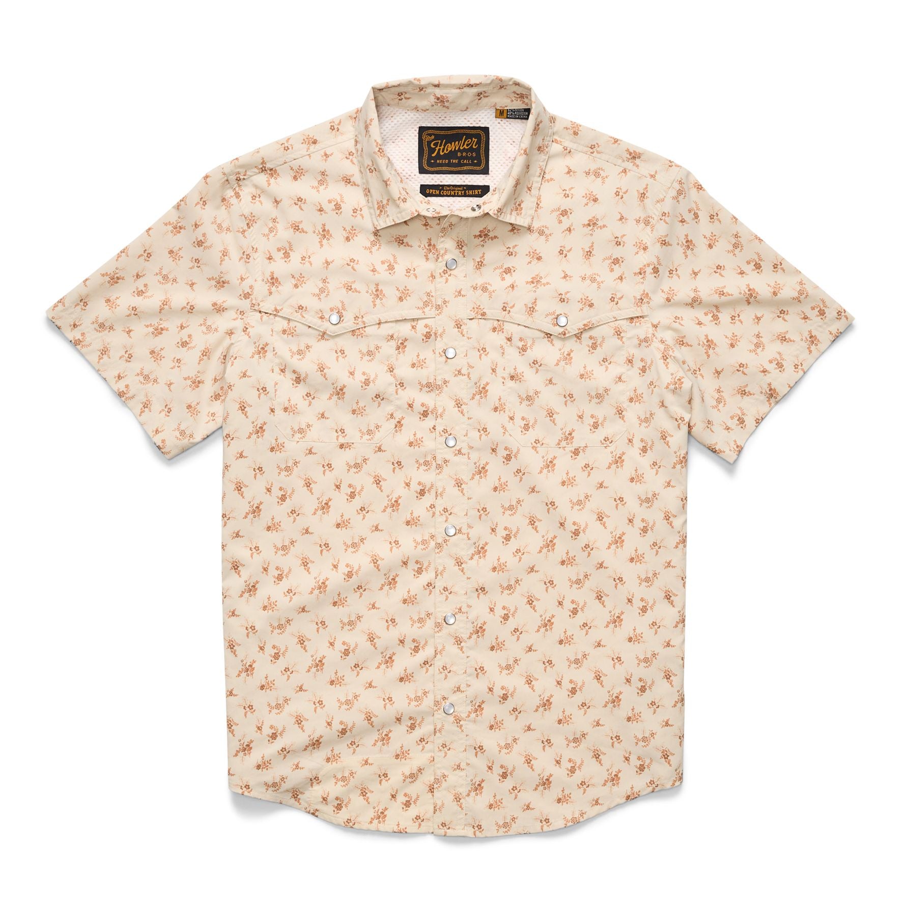 Open Country Tech Shirt- Rancher Floral/Sand